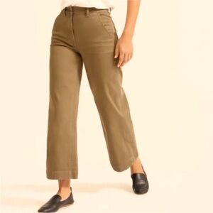 Everlane cropped wide leg pant